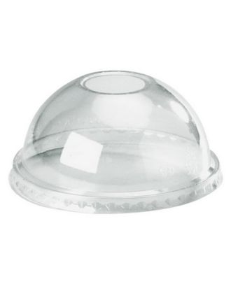 Eco-Friendly PLA Dome Lid for Cold Drinks - Certified Compostable