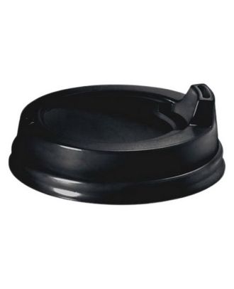 Durable Black Polystyrene Lid for 80mm Diameter Cups
